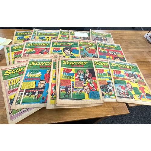 279 - Large selection of vintage Scorcher Score magazines various dates between 1970-1976 - not complete