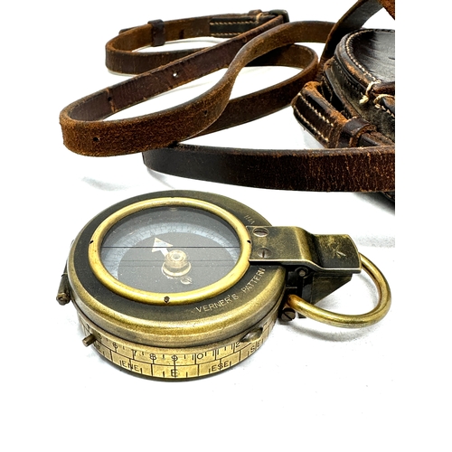 577 - original cased ww1 military compass verners pattern 1918