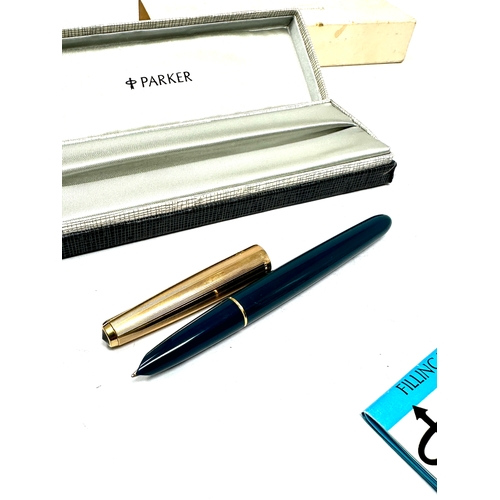 10 - Boxed Parker 51 fountain pen