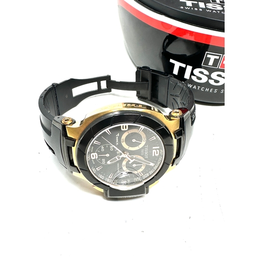 460 - Tissot T-Race MotoGP Chronograph movement LTD Edition gents wristwatch the watch is ticking