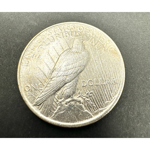 670 - 1923 Silver peace Dollar