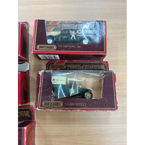 246 - Selection of boxed Matchbox Yesteryear model vehicles to include Model T, Talbot van, Renault type A... 