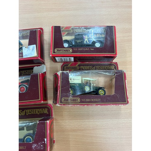 246 - Selection of boxed Matchbox Yesteryear model vehicles to include Model T, Talbot van, Renault type A... 