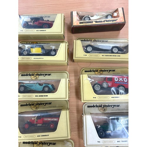 71 - Selection of boxed Matchbox Yesteryear model vehicles to include Mercedes, Ford X, Talbot etc