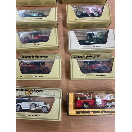 71 - Selection of boxed Matchbox Yesteryear model vehicles to include Mercedes, Ford X, Talbot etc