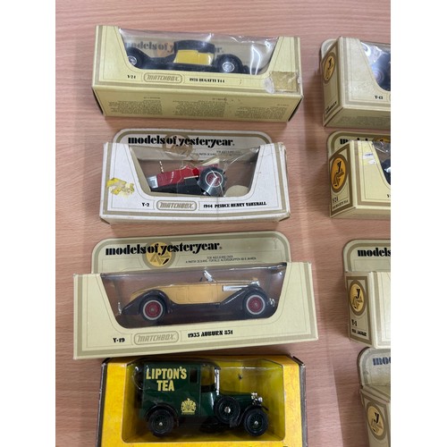 71 - Selection of boxed Matchbox Yesteryear model vehicles to include Mercedes, Ford X, Talbot etc