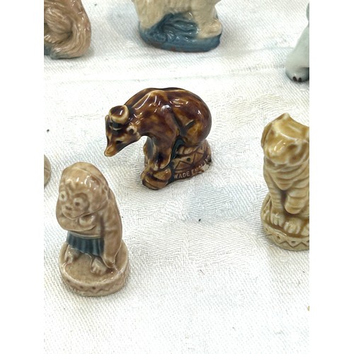 555 - Selection of Wade Whimsies to include tramp, polar bear, lion, bear, tiger, monkey etc