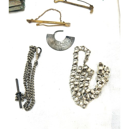 537 - Selection of vintage and later costume jewellery