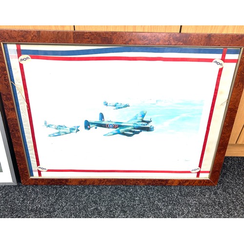 52 - 2 framed military prints, one by Maurice Gardner, largest measures Width 30.5 inches, Height 23 inch... 