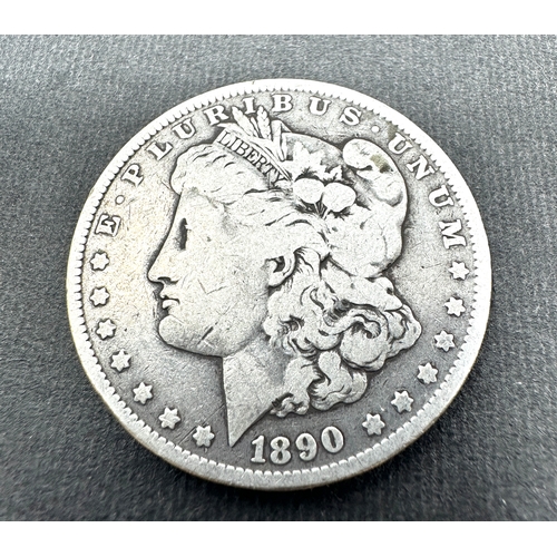 682 - 1890 o morgan silver dollar