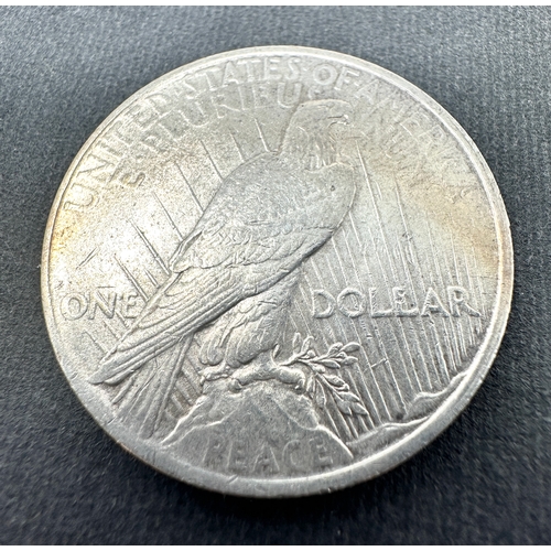 686 - 1924 silver peace dollar