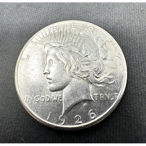 687 - 1926  silver peace dollar