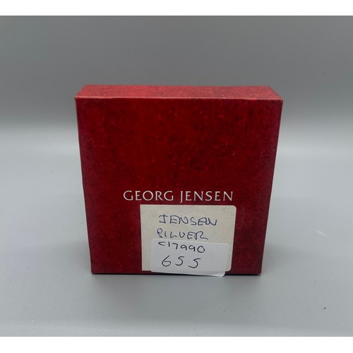 547 - Boxed Silver Georg Jensen brooch