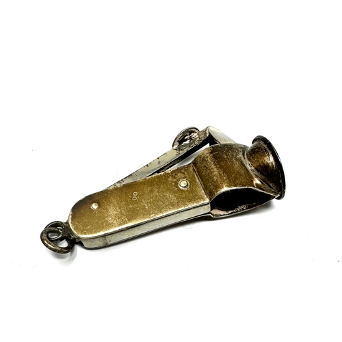 400 - Vintage hallmarked silver cigar cutter