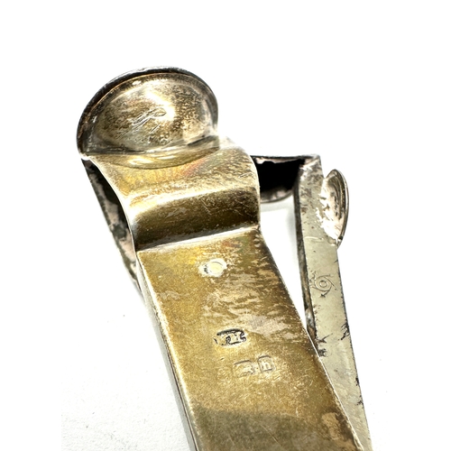 400 - Vintage hallmarked silver cigar cutter