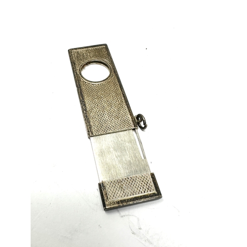 403 - Vintage silver hallmarked cigar cutter