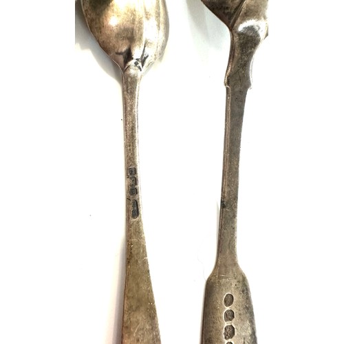 553 - Three antique silver spoons. total weight 53grams