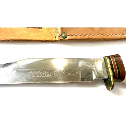 554 - j.nowill and sons bowlr dagger with scabbard