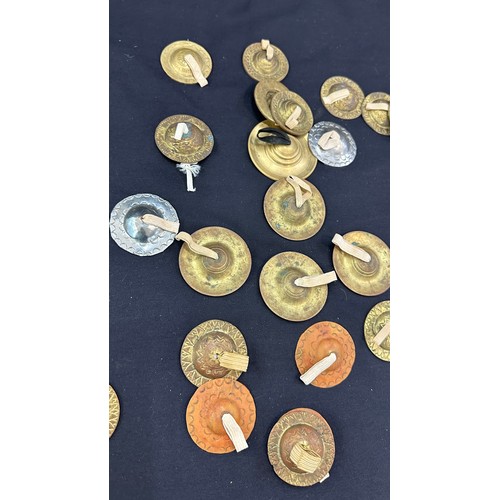 112 - Selection of vintage and later finger cymbals