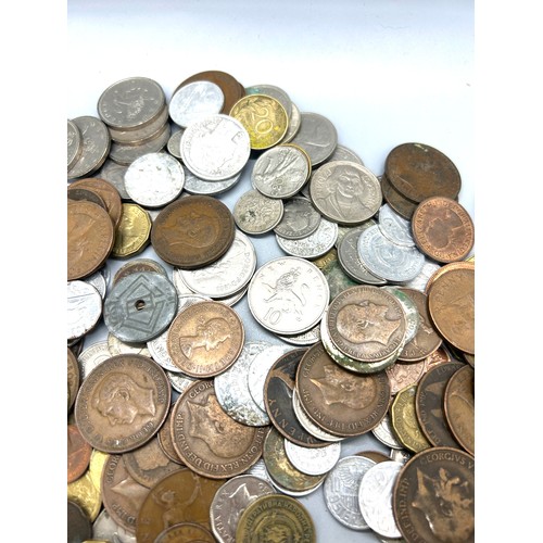 377 - Selection of vintage and later coins includes crowns, silver coins, foreign coins etc