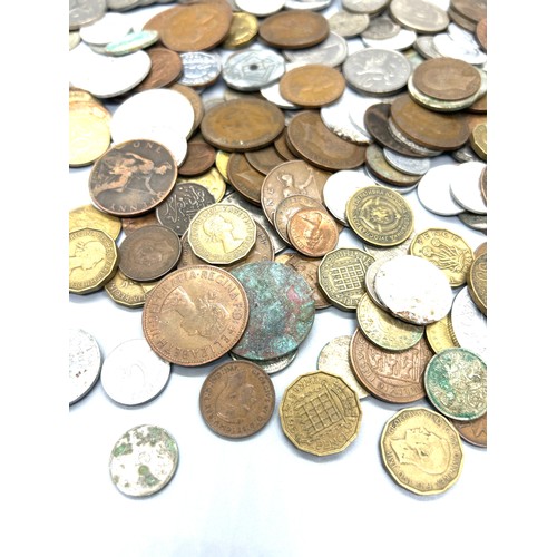 377 - Selection of vintage and later coins includes crowns, silver coins, foreign coins etc