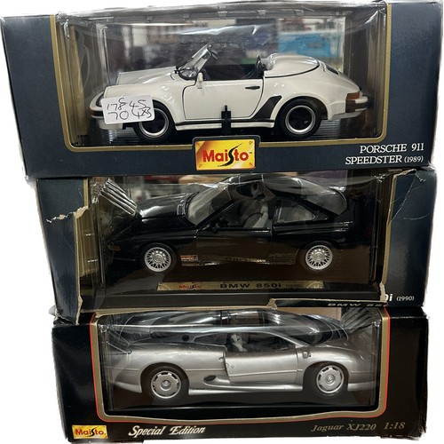 74 - Selection of Maisto special edition model cars to include Maisto special edition jaguar XJ220 1:18, ... 