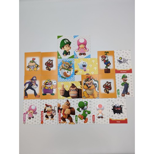 578 - Introducing Super Mario Trading Cards by Panini, this lot includes additional extras not pictured, s... 