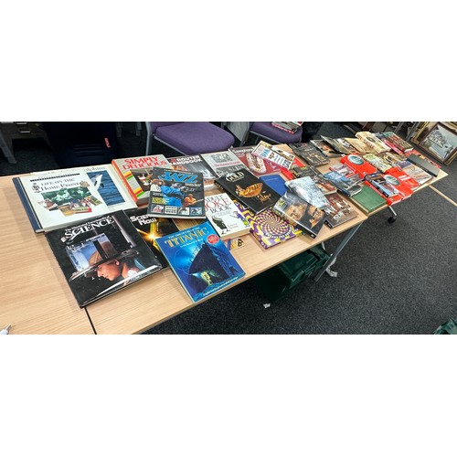 37 - Large selection of miscellaneous books to include food, science, factual etc