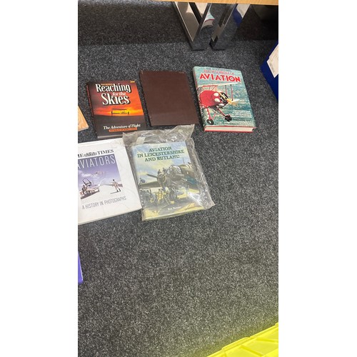 5 - Selection of aviation books to include The Times etc