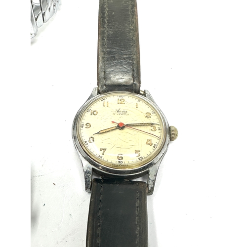 476 - selection of vintage gents wrist watches inc sekonda avia roma etc the watches are ticing