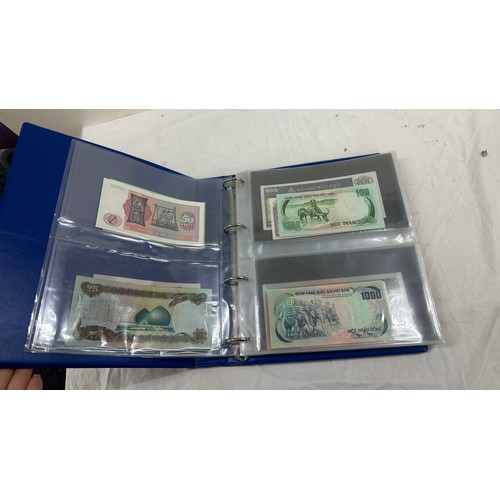 381 - 78 x Bank notes, most are mint uncirculated, some high values, and military money, war time occupati... 