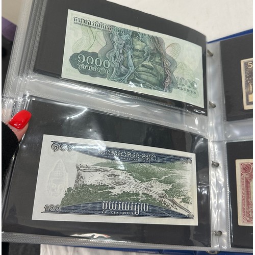 381 - 78 x Bank notes, most are mint uncirculated, some high values, and military money, war time occupati... 