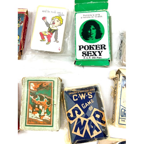 97 - Large selection of vintage and later playing cards