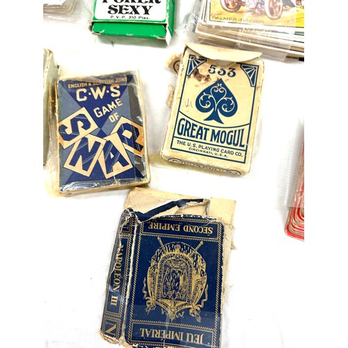 97 - Large selection of vintage and later playing cards