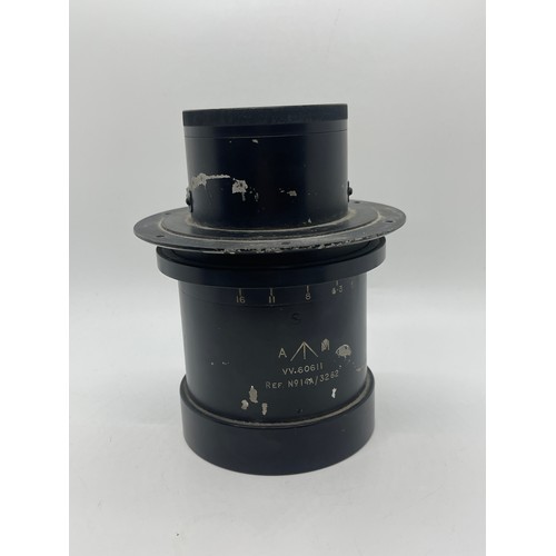 601 - Photography interest- large WW2 era air ministry camera lens REF.NO.14A/3262