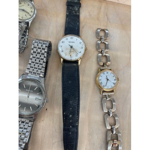 447 - Selection of assorted watches includes Sekonda, Burden, Timex etc