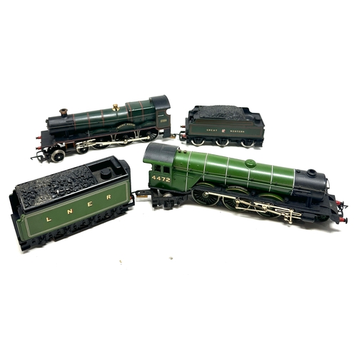 637 - 2 Hornby electric trains 4472 flying scotsman & 2920 saint david