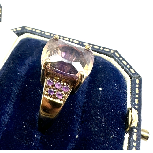 59 - 9ct gold ametrine ring weight 5g