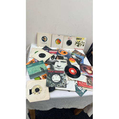 3 - Selection of 45s includes Squeeze, David bowie etc