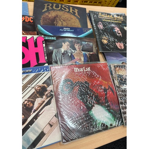 80 - Selection of records includes Rolling Stones, The Beatles, the who and meatloaf etc