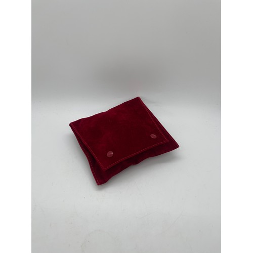 433 - Genuine Cartier Watch Travel Pouch Service Case With Cushion