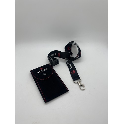 444 - Genuine Tudor Lanyard and watch travel pouch