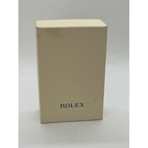 436 - Authentic boxed Rolex travel watch case