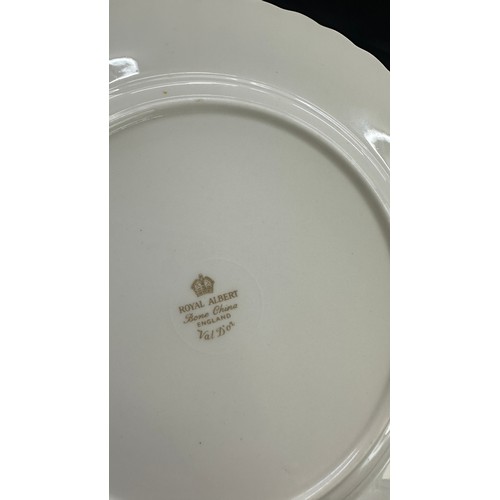 235 - Selection of Royal Albert Val D'or part tea/dinner to include plates, cup, saucers, soup dishes etc