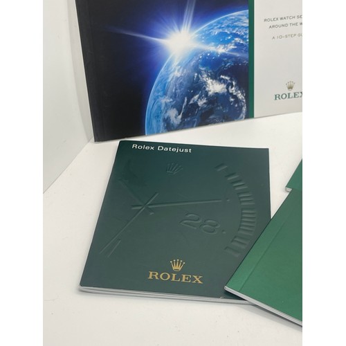 427 - Selection of Rolex watch booklets includes Datejust, Day Date etc