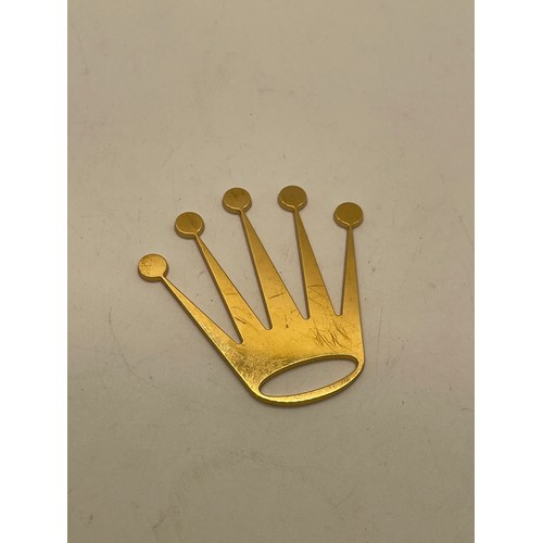 445 - Rolex metal crown display figure