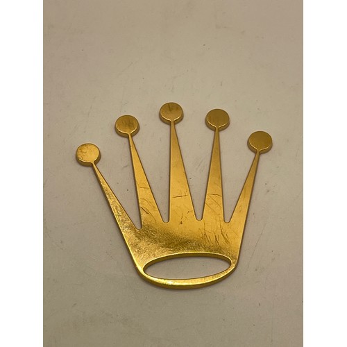 445 - Rolex metal crown display figure