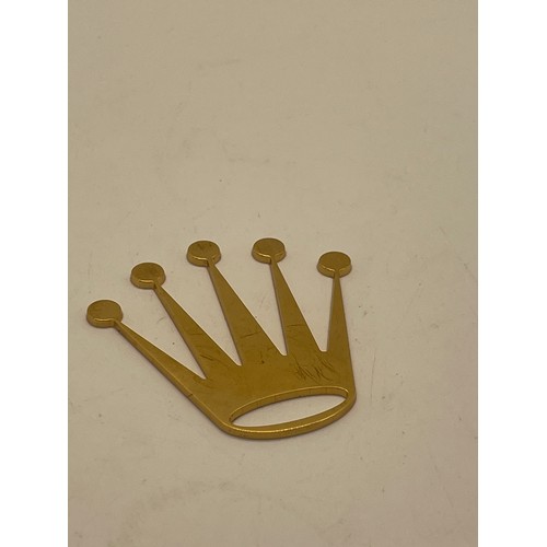 445 - Rolex metal crown display figure