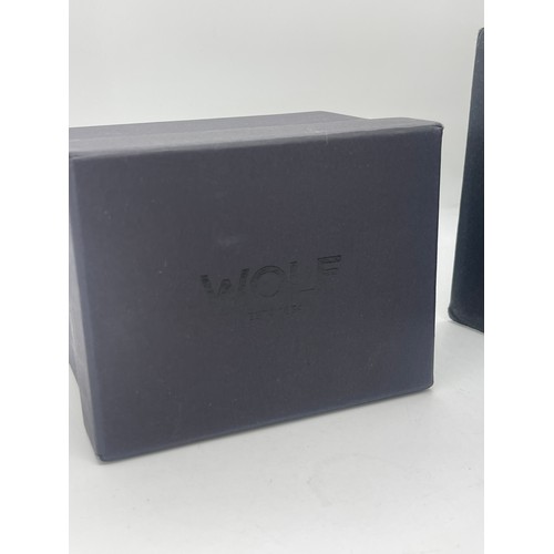 575 - Boxed Wolf watch travel case with dust bag and paper work