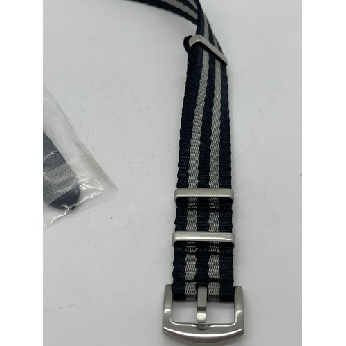 404 - Genuine crocodile leather watch strap and one other